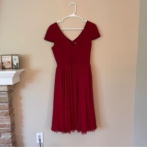 Red formal dress, Dress the Population brand